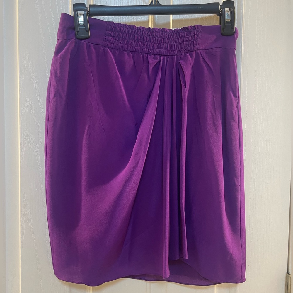 Marant Etoile purple mini silk skirt, size 36